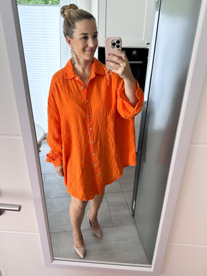 Ella Oversize Musselin Bluse