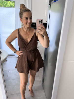 Elisa Jumpsuit mit Spagetti Trägern aus Musselin