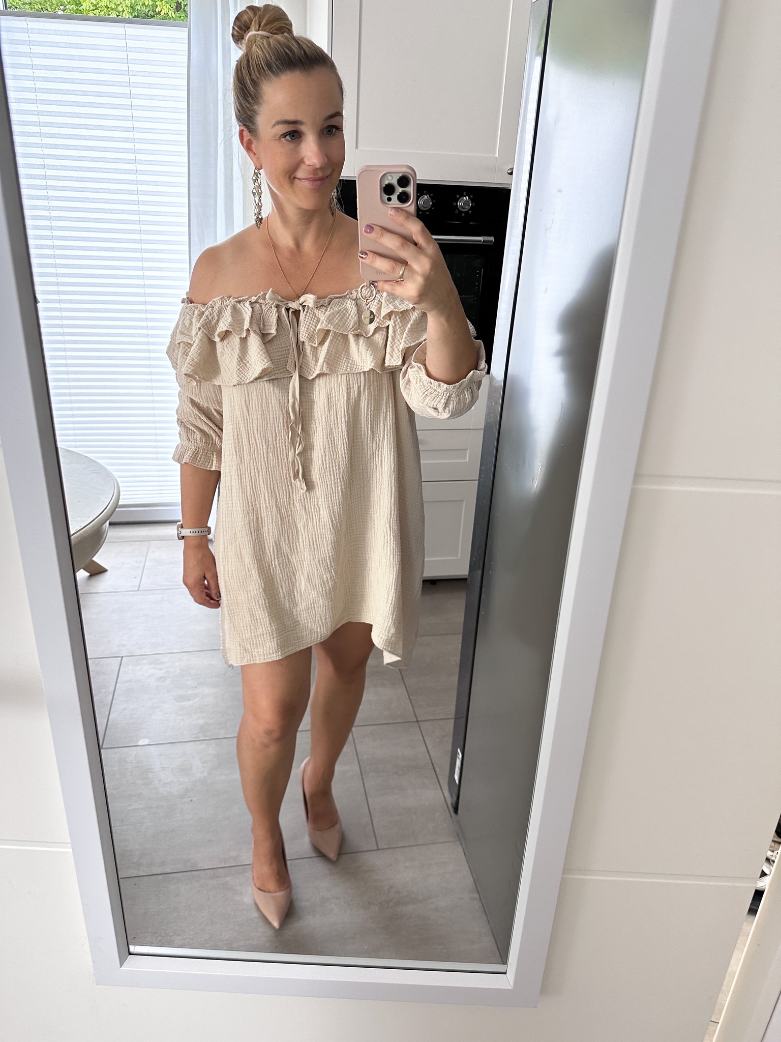 Adélie Rüschen Kleid Musselin