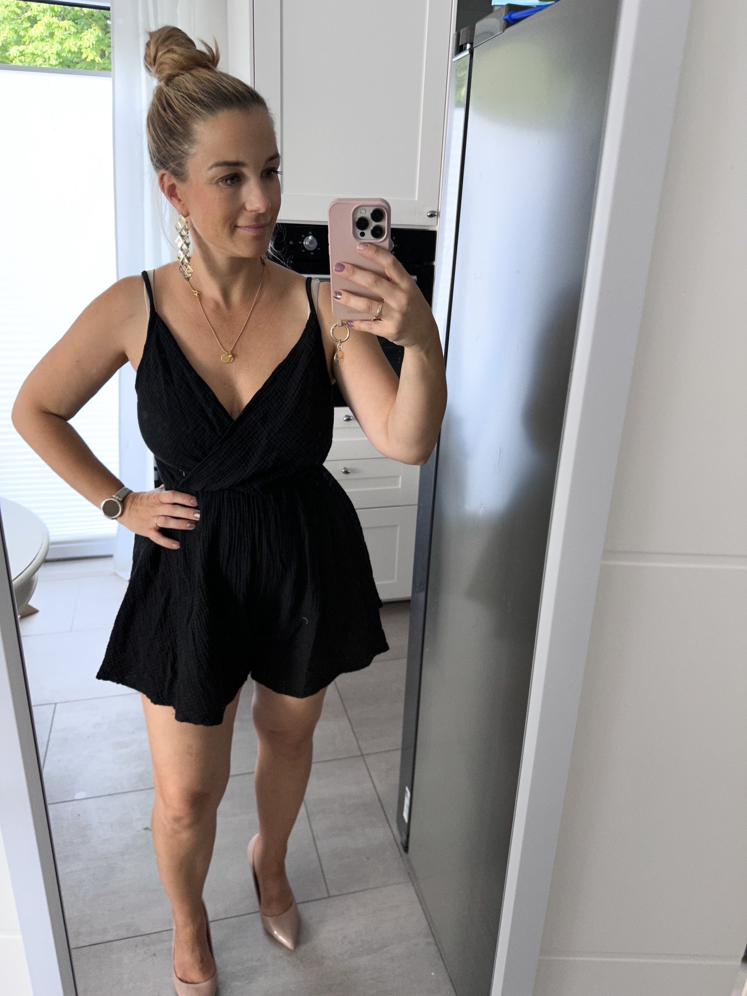 Elisa Jumpsuit mit Spagetti Trägern aus Musselin