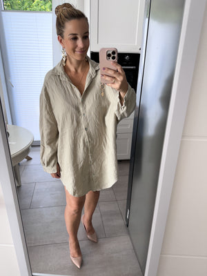 Ella Oversize Musselin Bluse