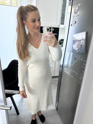 Lilly Kleid mit langem Arm und schmal geschnitten